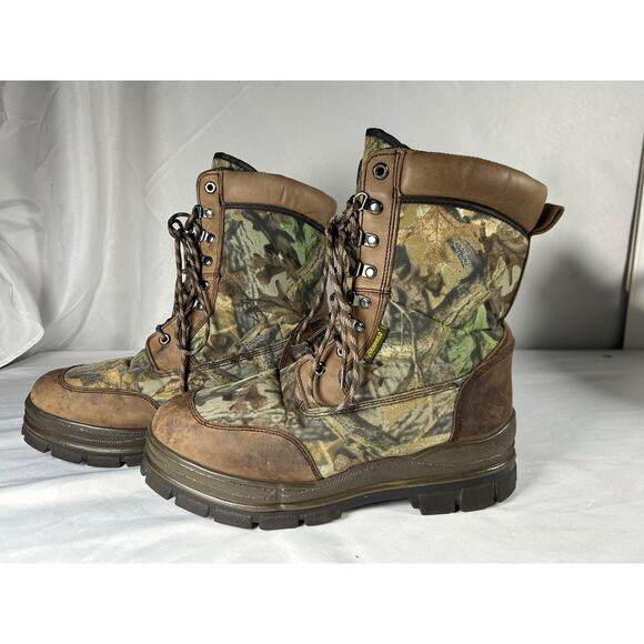 Cabelas Aqua Shield Thinsulate Camo Hunting Boots Men's Size 111/2 M - Picture 1 of 8